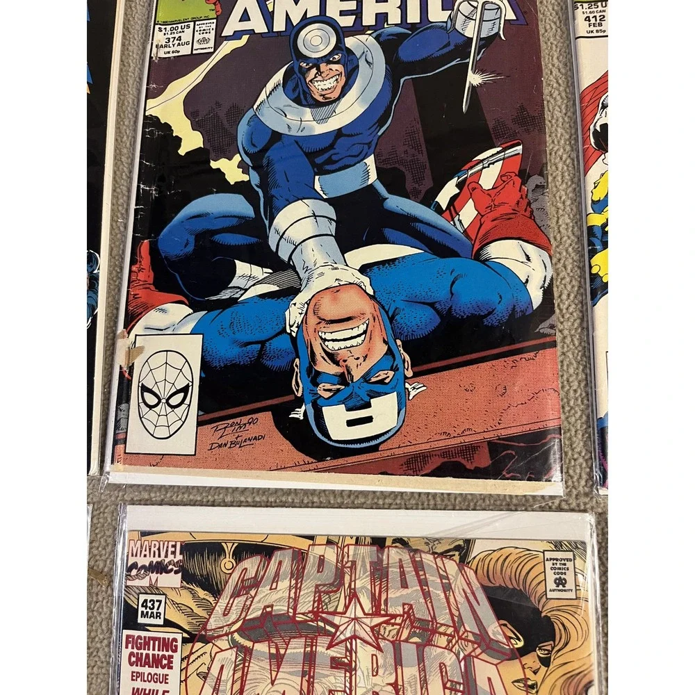 Captain America Comic Books‎ Lot 6 Issues 1990s Marvel Comics